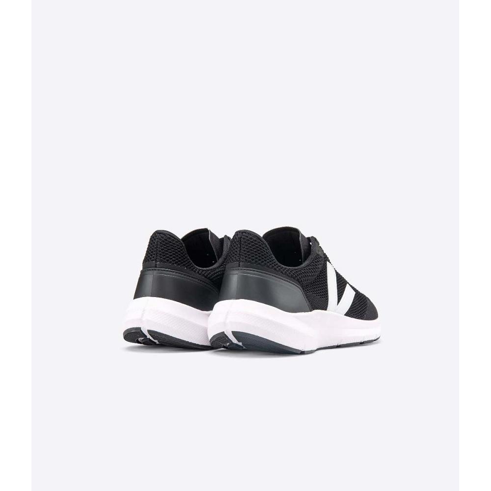 Veja MARLIN V-KNIT Sko Herre Black/White | NO 241YXF